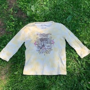 Nicole Miller Yellow English Breakfast Long Sleeve